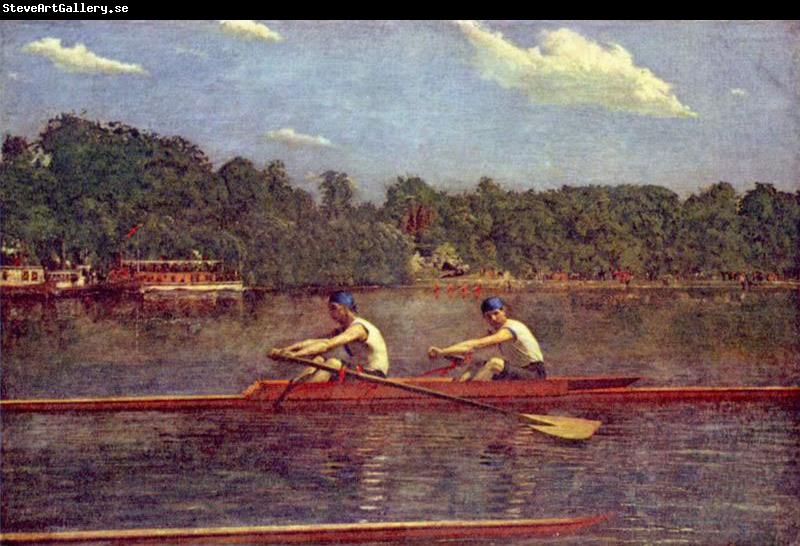 Thomas Eakins The Biglen Brothers Racing